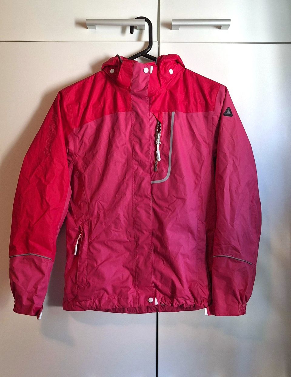 Icepeak pinkki tuulitakki, koko 152