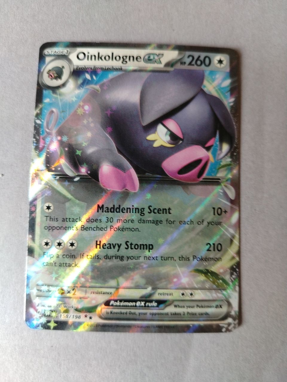 Oinkologne ex pokemon keräily kortti