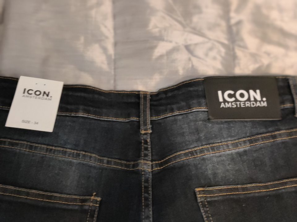 Icon Amsterdam - Lorenzo Jeans Navy blue