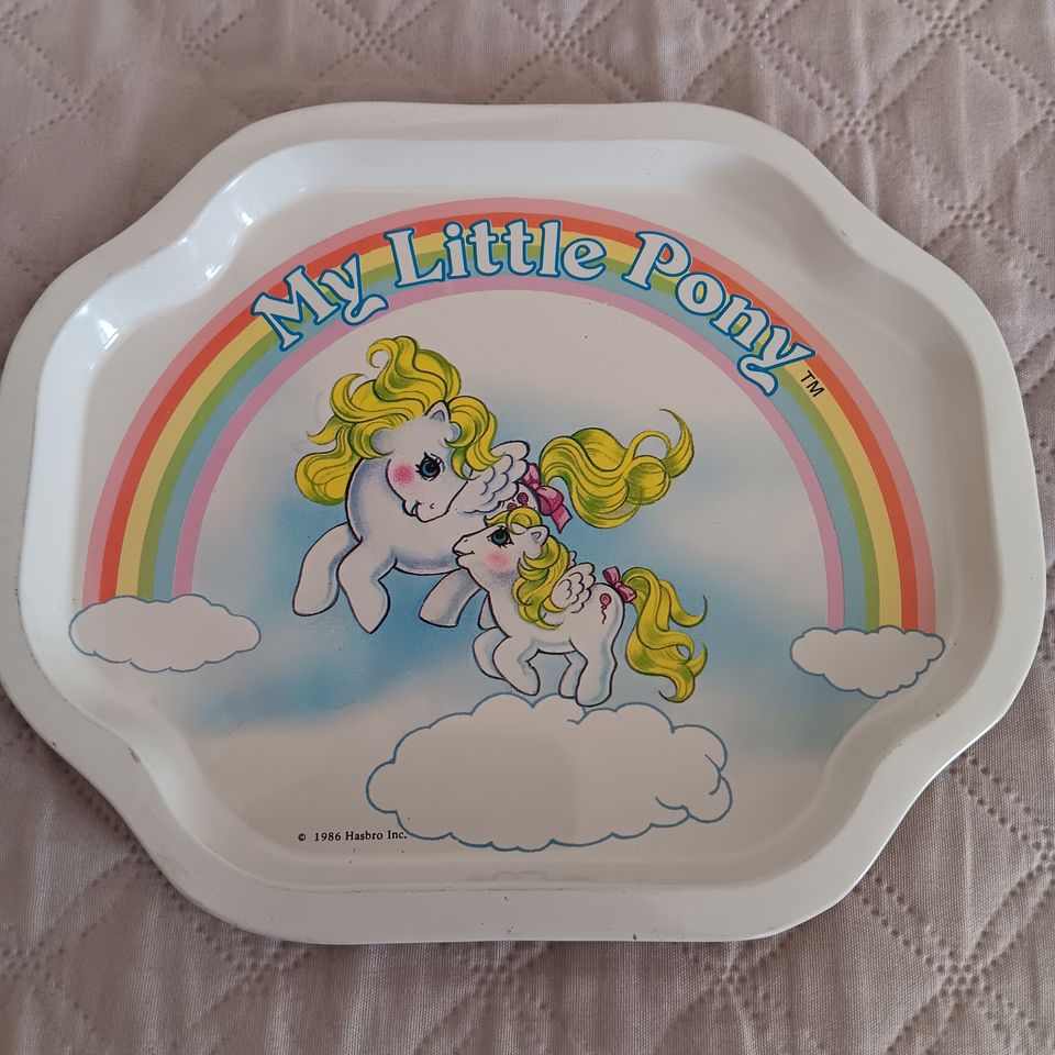 My little pony vintage retro 80s tarjotin 1986