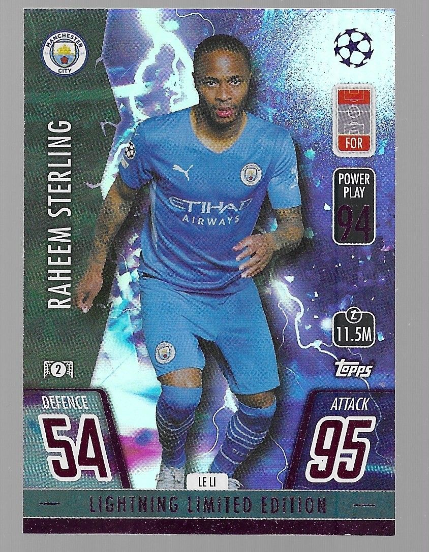 Jalkapallo Raheem Sterling . Limited Edition.