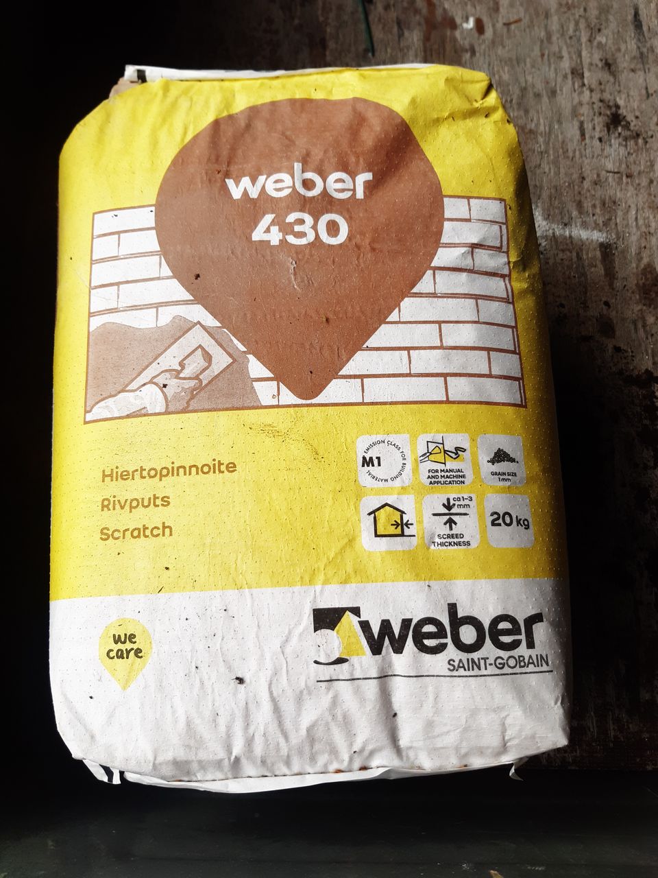 Hierontapinnoite WEBER 430