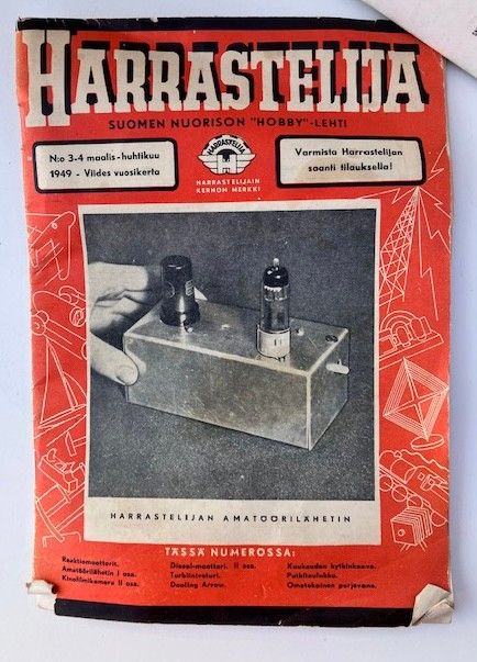 Harrastelija -lehti 1949 vuodelta