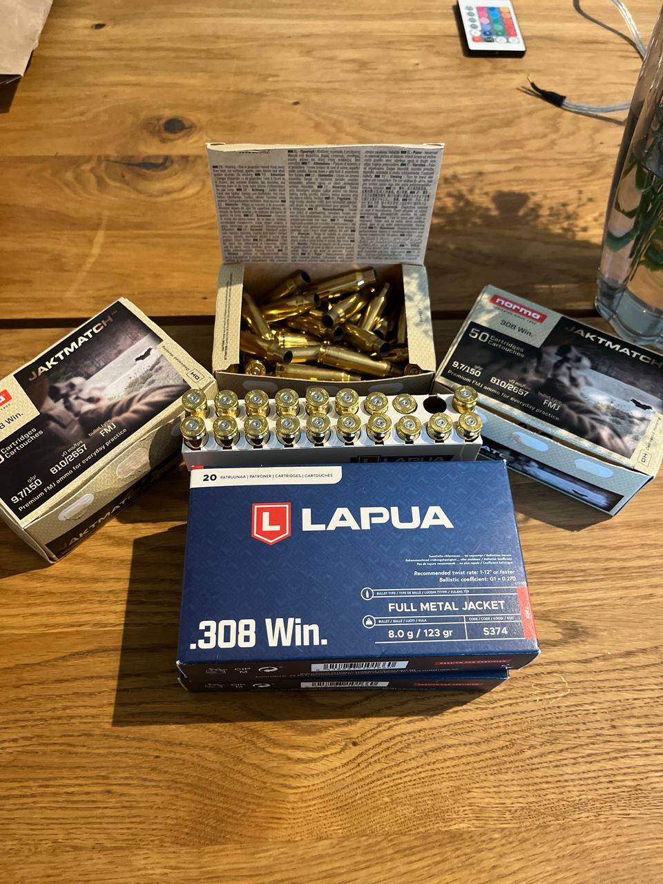 Lapua / Norma hylsyjä, .308