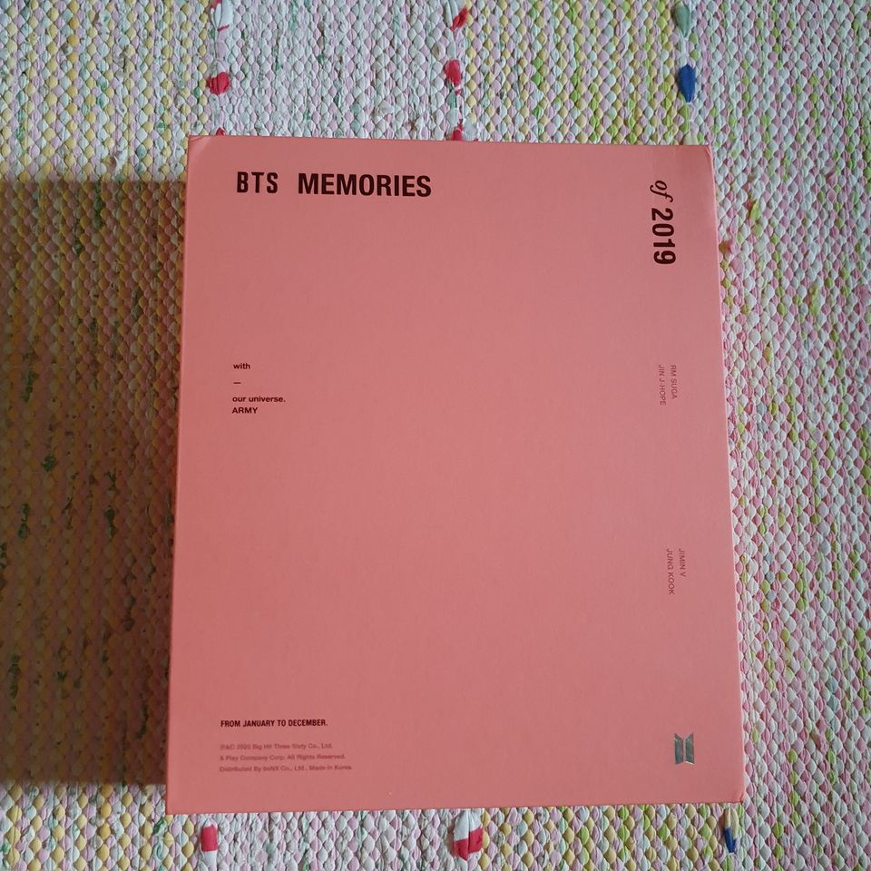 BTS Memories 2019 DVD