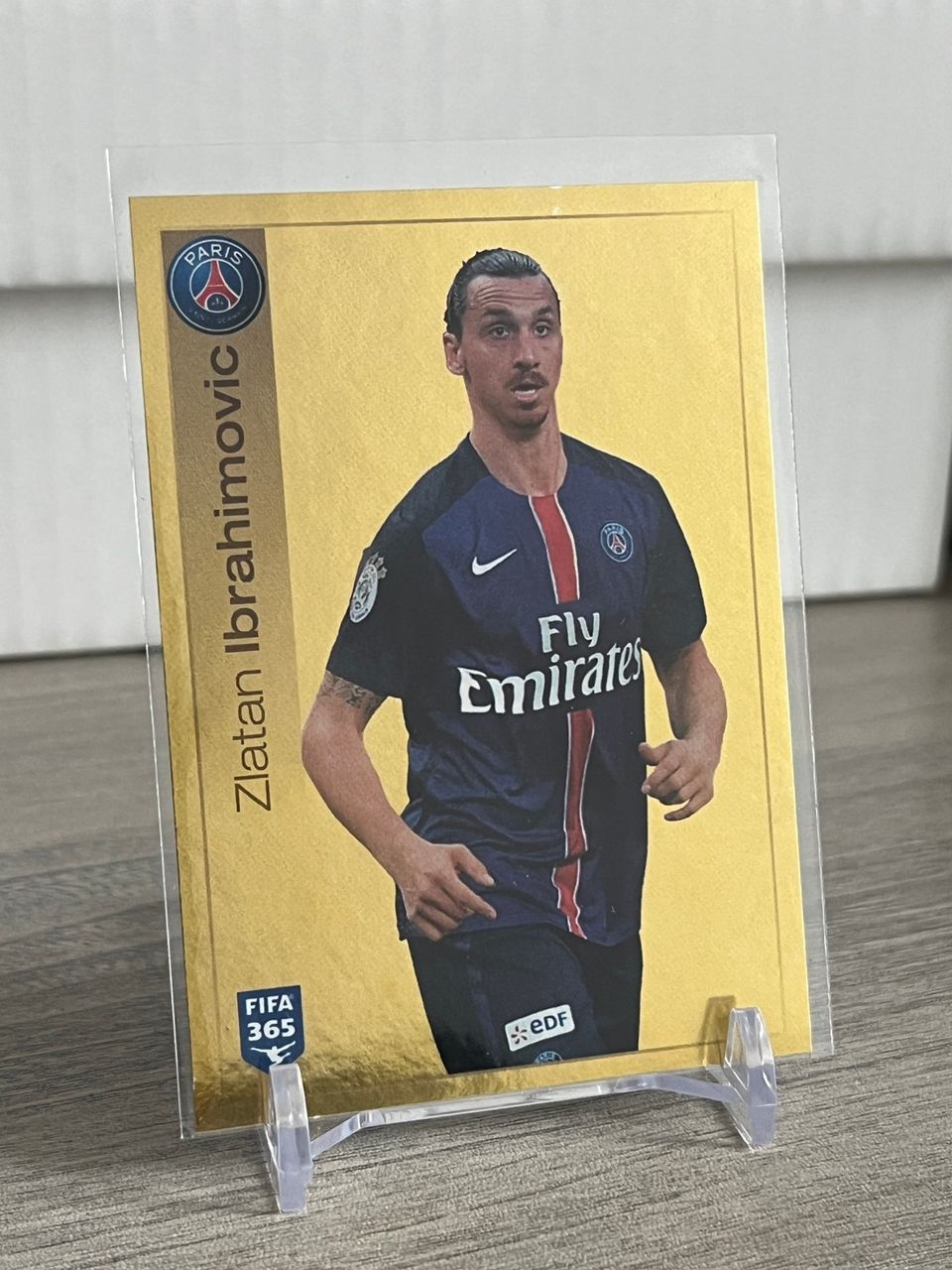 2015-16 FIFA 365 Sticker Black Back #449 Zlatan Ibrahimovic