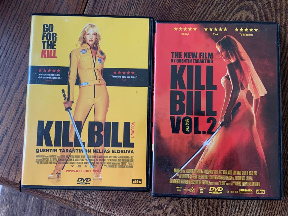 Kill Bill  1&2 dvd:t