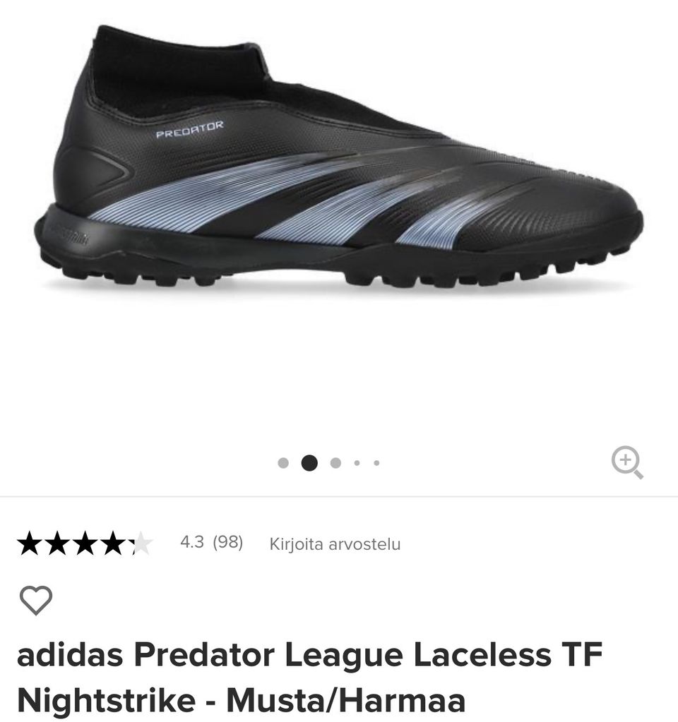 Adidas Predator League Laceless TF Nightstrike