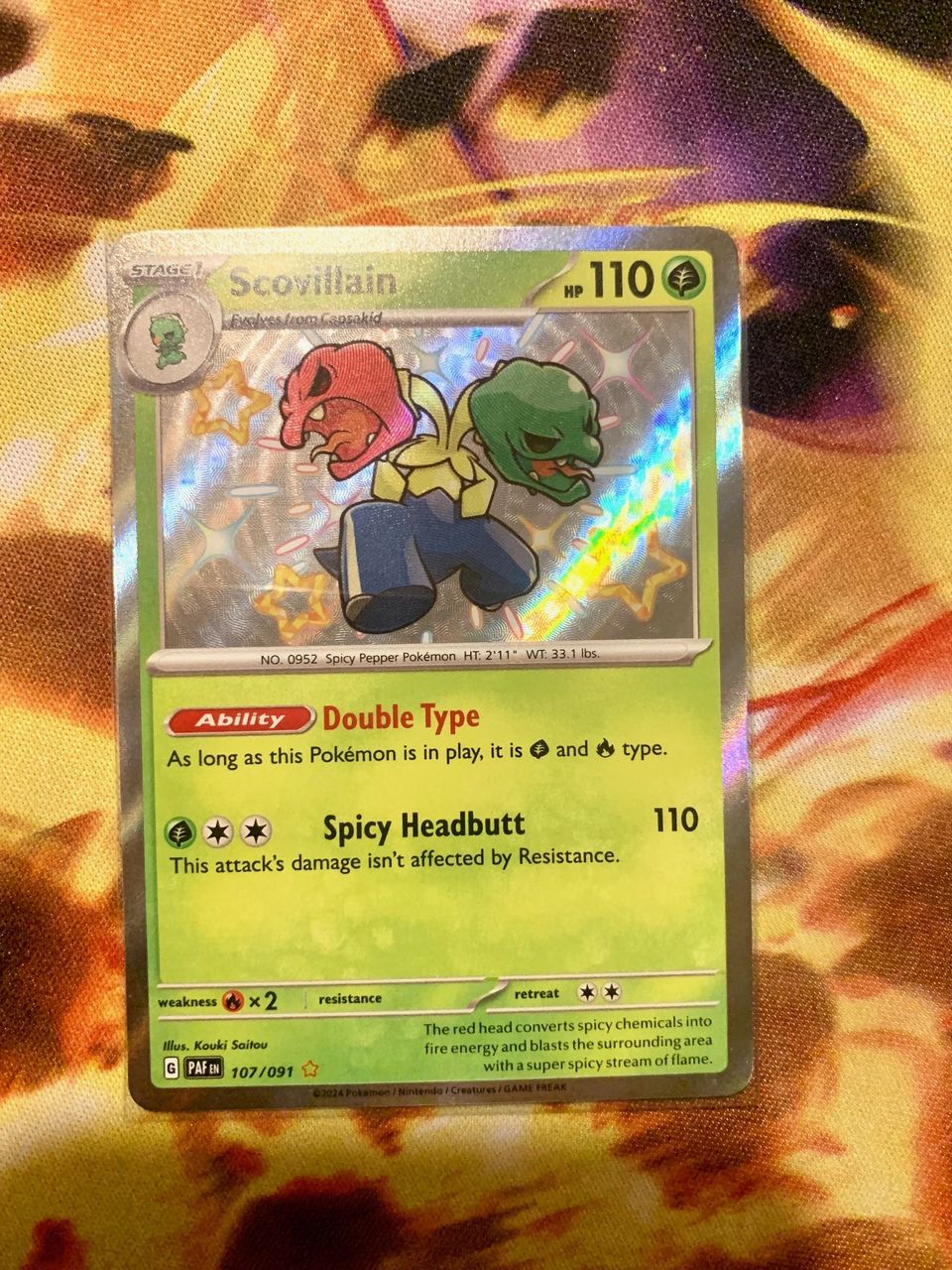 Scovillain 107/091  (Pokemon TCG / Paldean Fates)