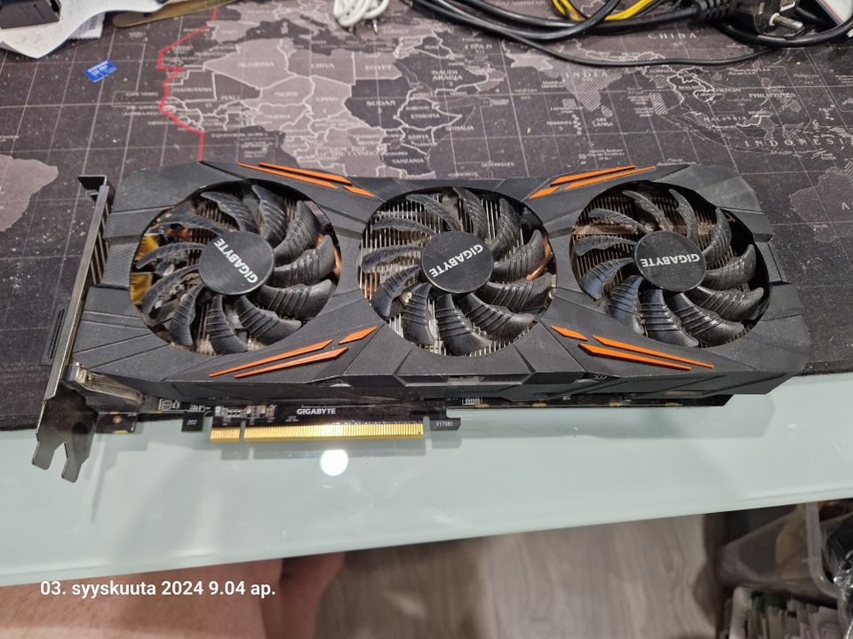 Näytönohjain Gigabyte GTX1070Ti 8GB