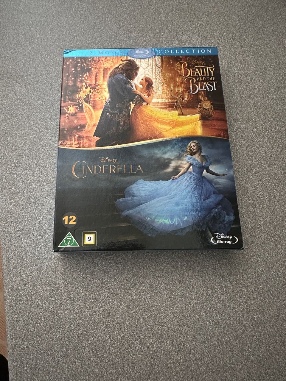 Beauty and the beast/ Cinderella  blu-ray