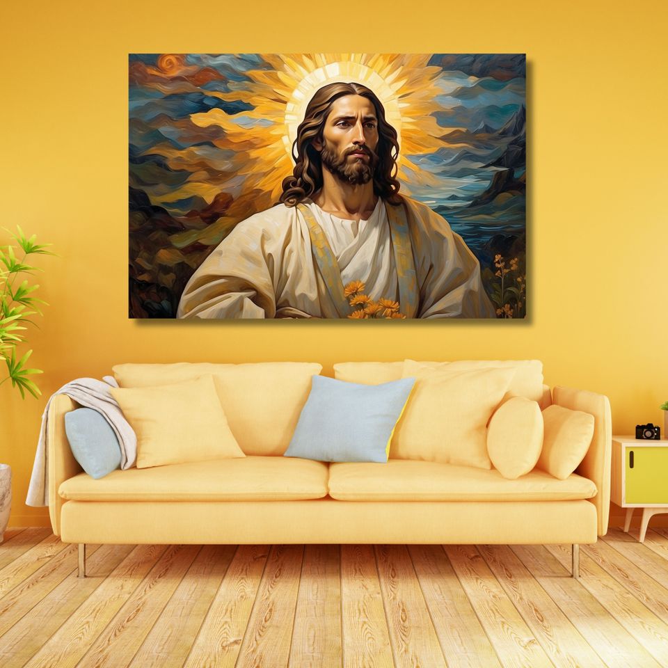 Uusi "Jesus Portrait" Canvas Taulu