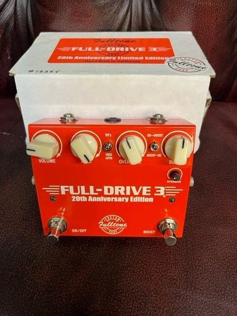 Fulltone Custom Shop FD-3 Full Drive 3 20th pedaali