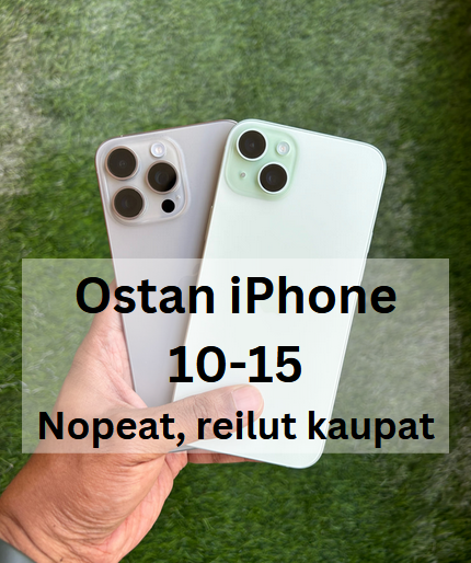 Ostan: iPhone 10-15 (🔥🌟 Hinnat)