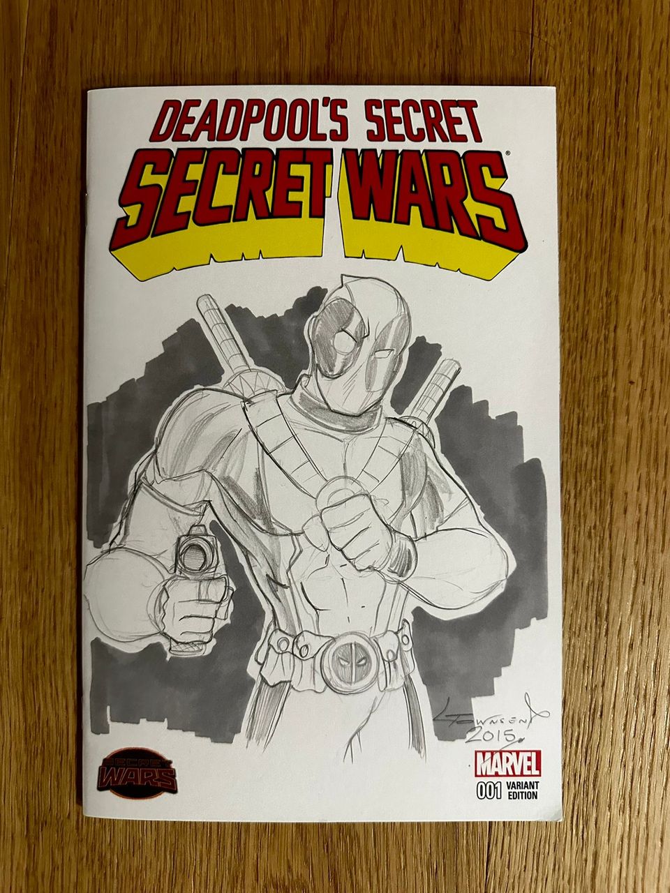 Deadpool’s Secret Secret Wars 1, sketsi nimmarilla