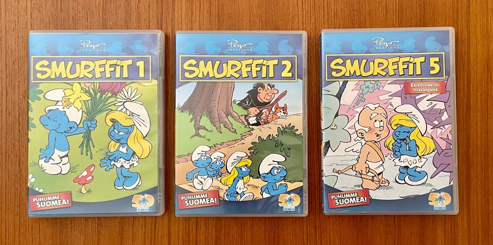 Smurffit 1,2 ja 5 DVD