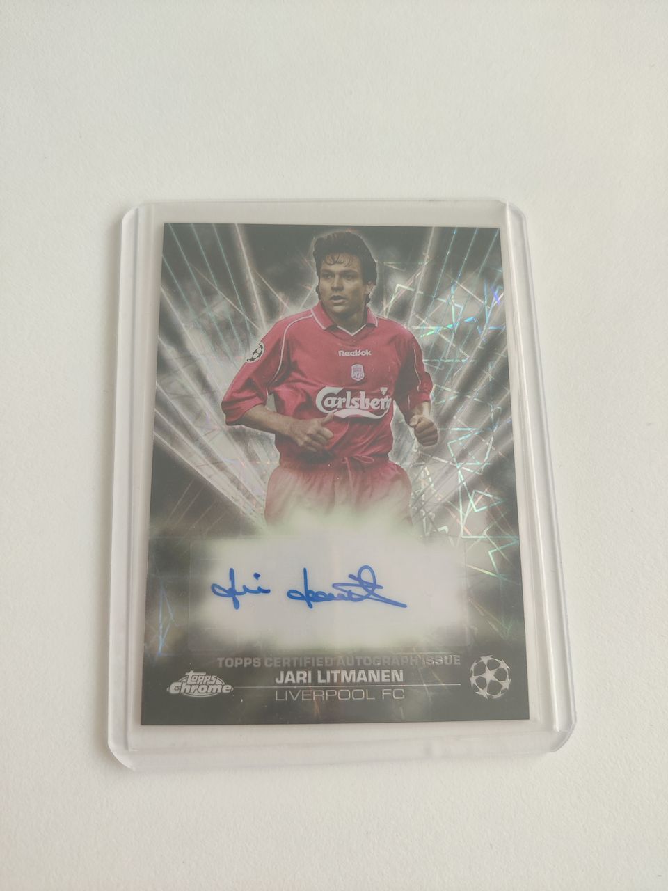 Jari Litmanen Topps Chrome Liverpool