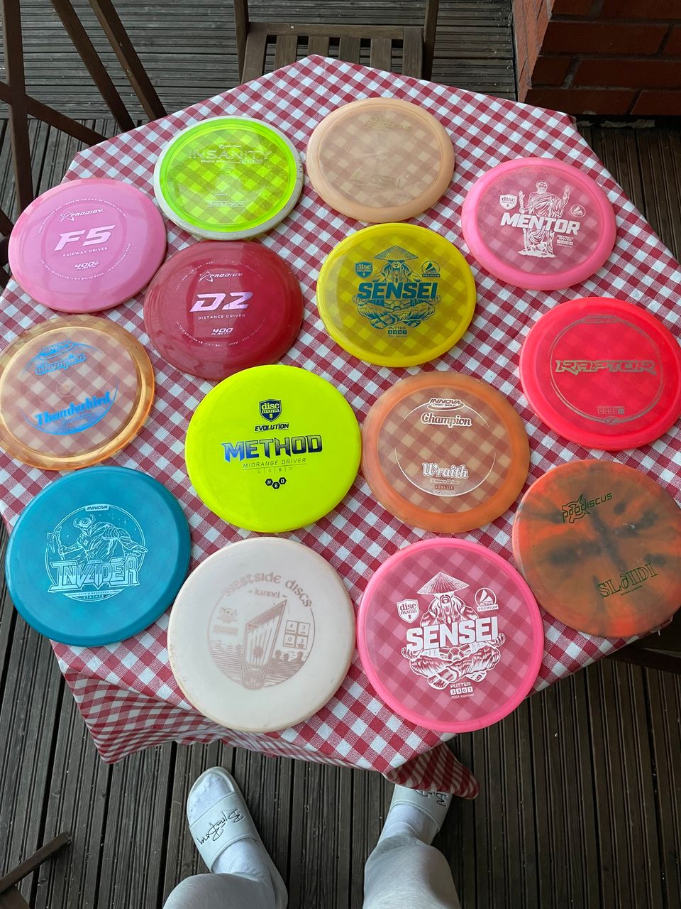 Frisbeegolfsetti