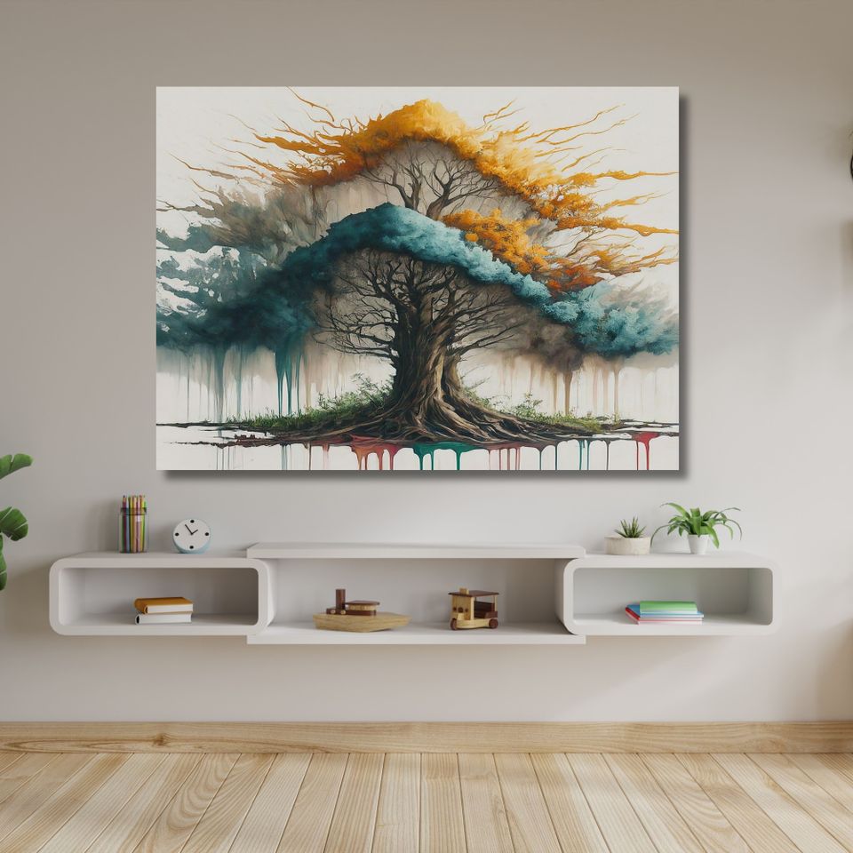 Uusi "Tree of Life" Canvas Taulu