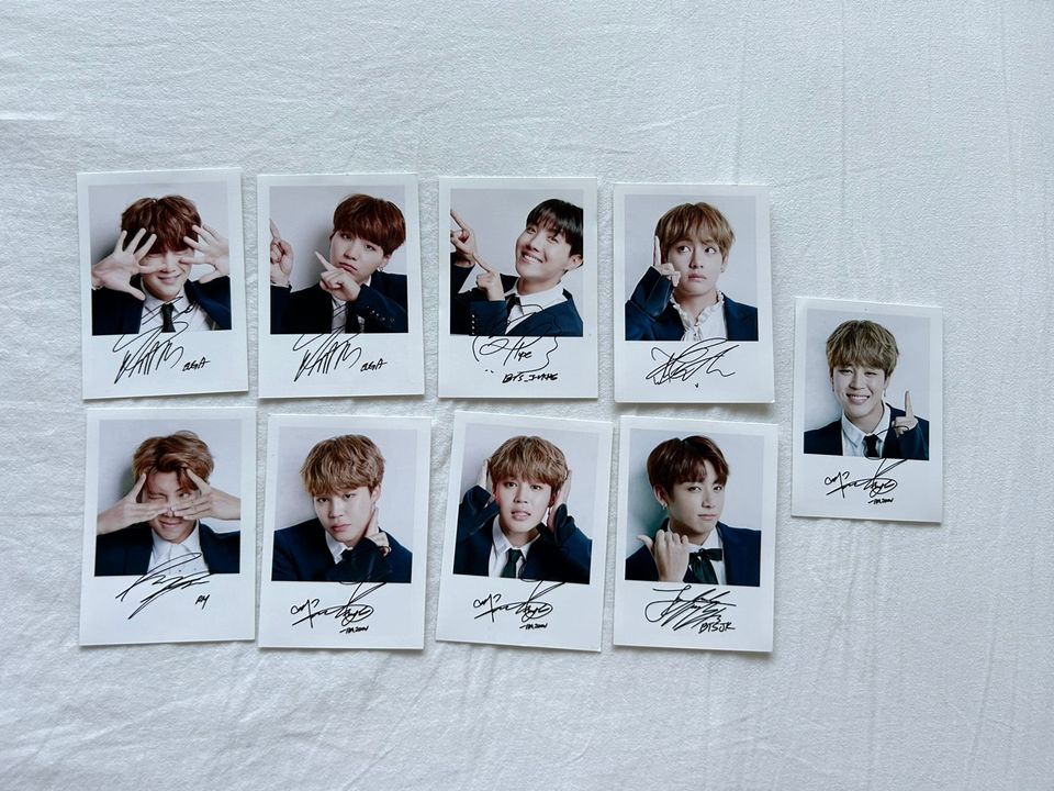 BTS polaroid kuvia