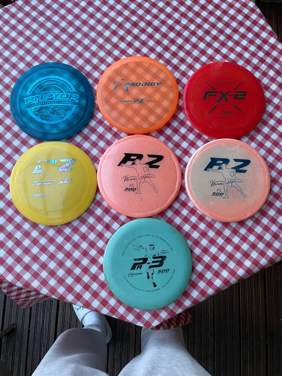 Frisbeegolf setti