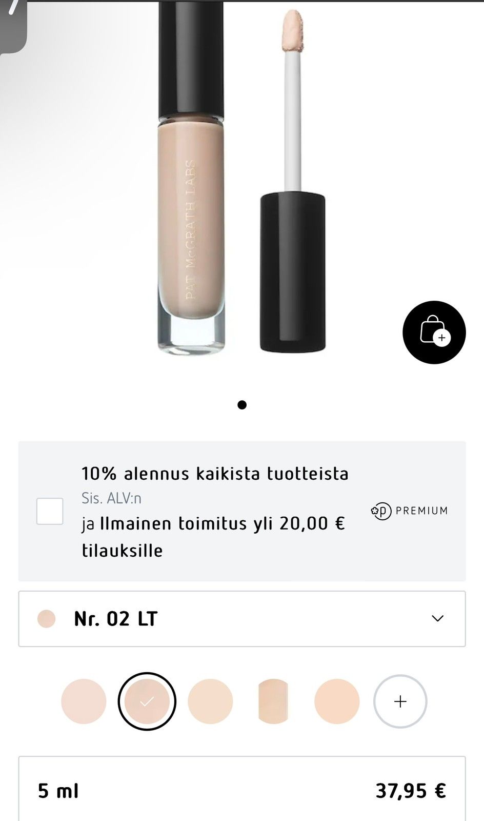 Pat McGrath Labs Kasvojen meikki Skin Fetish Sublime Perfection Concealer