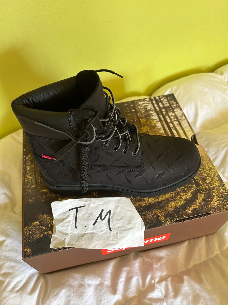 Supreme x Timberland diamond plate