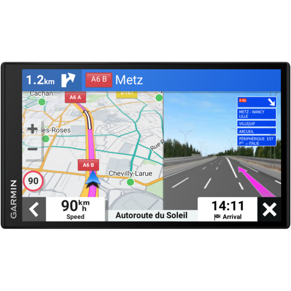 Garmin DriveSmart 76 -navigaattori, Musta