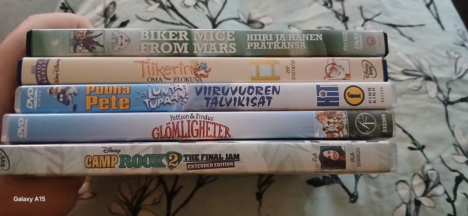 Lasten dvd elokuvia