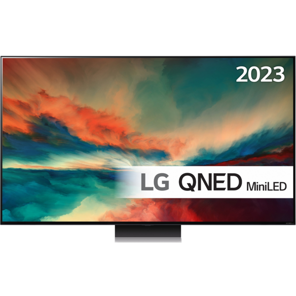 LG 86" 4K QNED MiniLED Smart TV (2023), Musta