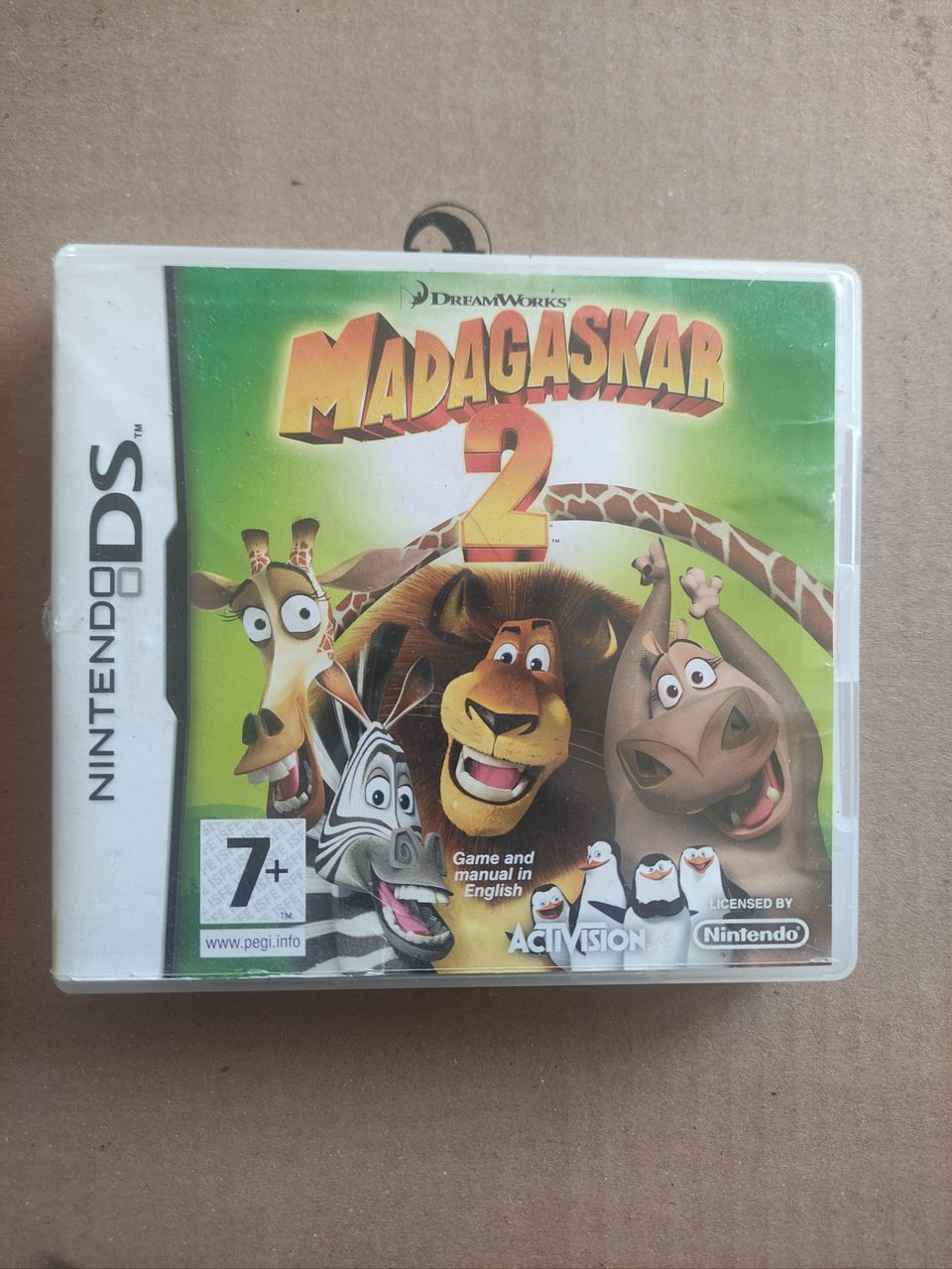 Nintendo DS peli Madagascar