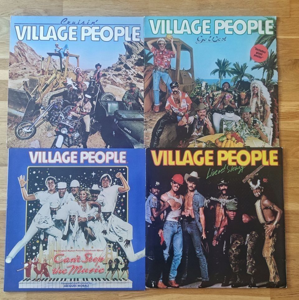 Village People LP levyjä