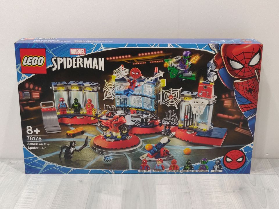 LEGO Spider-Man 76175 Hyökkäys hämähäkkiluolaan (uusi)