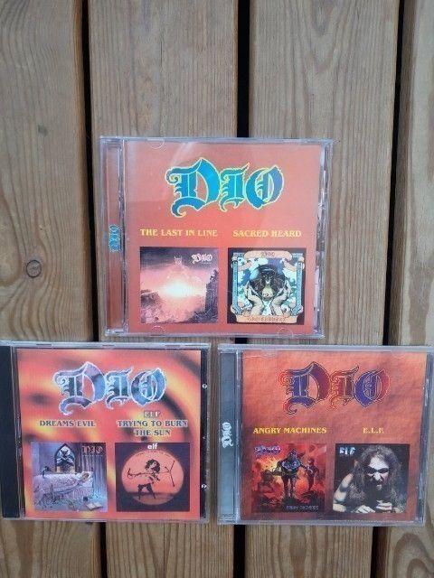 Dio CD 2on1. Yksi levy ( 2 albumia ) maksa 12€. Takuu. Postikulut : 8e