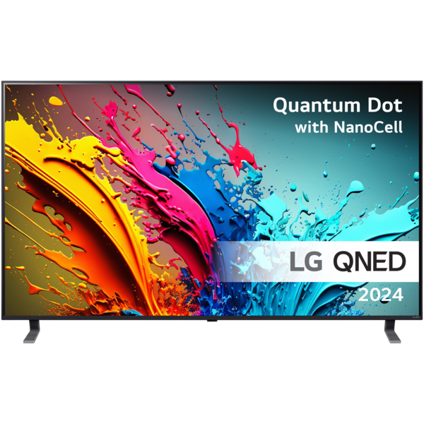 LG 65" 4K QNED Smart TV (2024), Musta