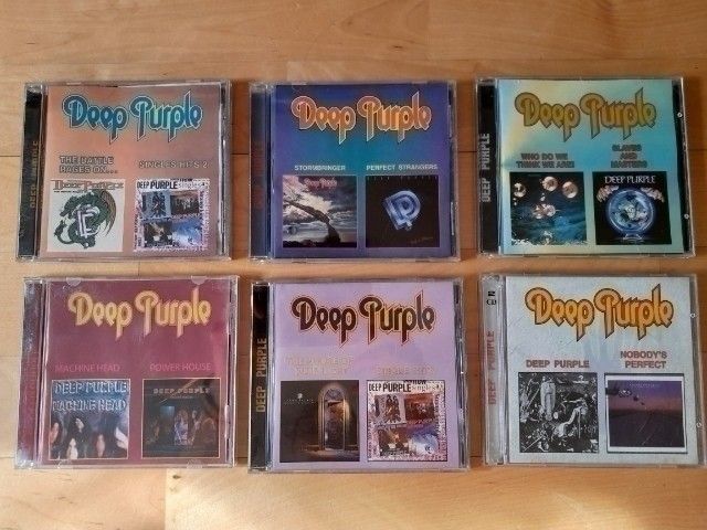 Deep Purple CD 2on1  Takuu Yksi levy ( 2 albumia ) maksa 12€. Postikulut : 8e