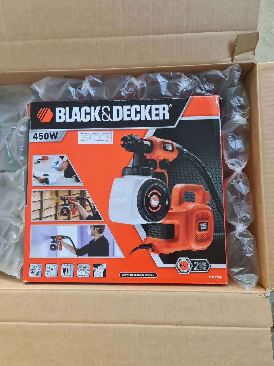 black&decker hlvp400 maaliruisku