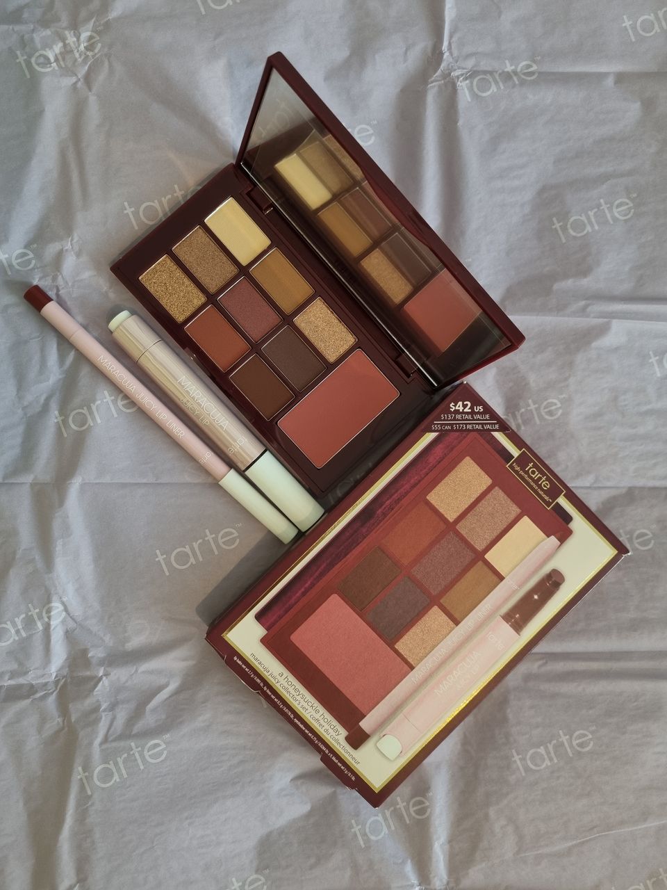 Tarte a honeysuckle holiday maracuja juicy collector's set