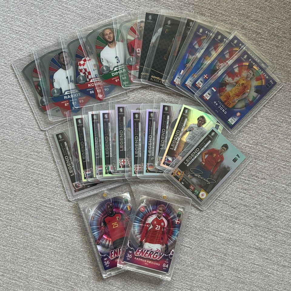 Match Attax Euro 2024 kortteja