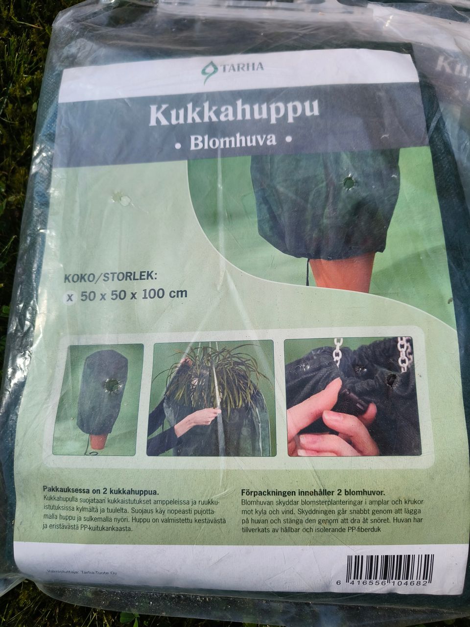 Kukkahuput 2 kpl (uusi)