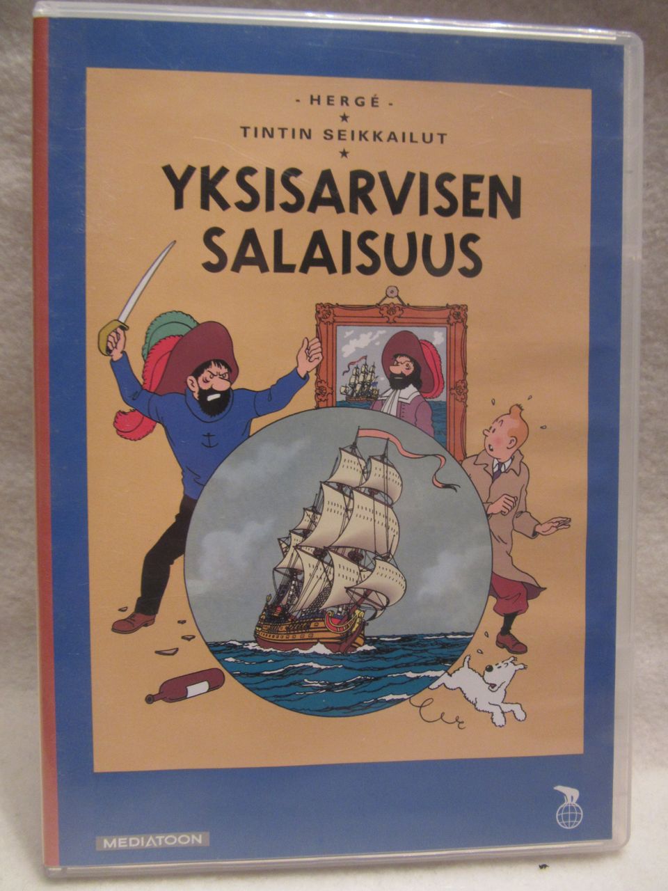 Tintin Seikkailut Yksisarvisen salaisuus dvd