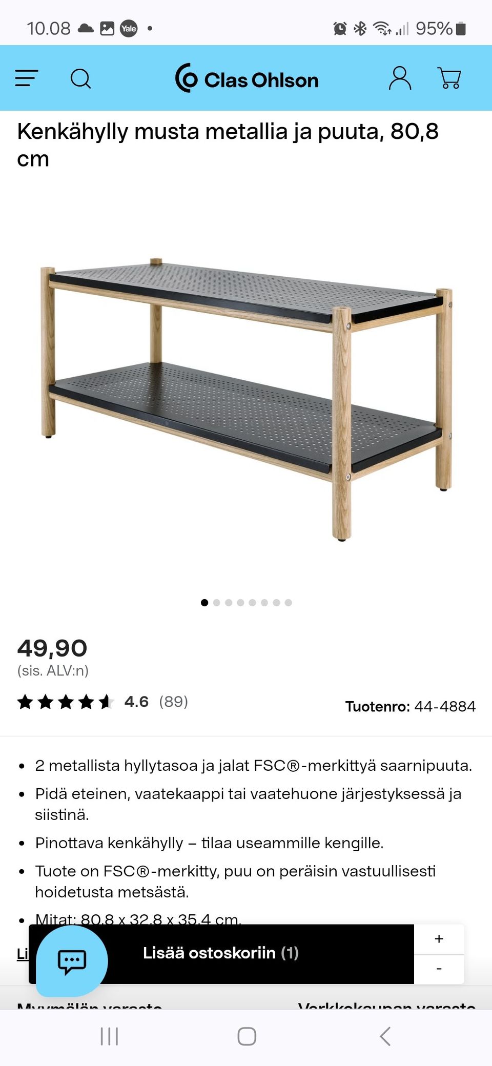 Kenkätelineet 3 kpl