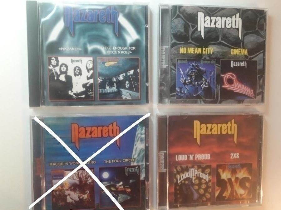 2.Nazareth CD 2on1. Yksi levy ( 2 albumia ) maksa 12€. Takuu. Postikulut : 8e