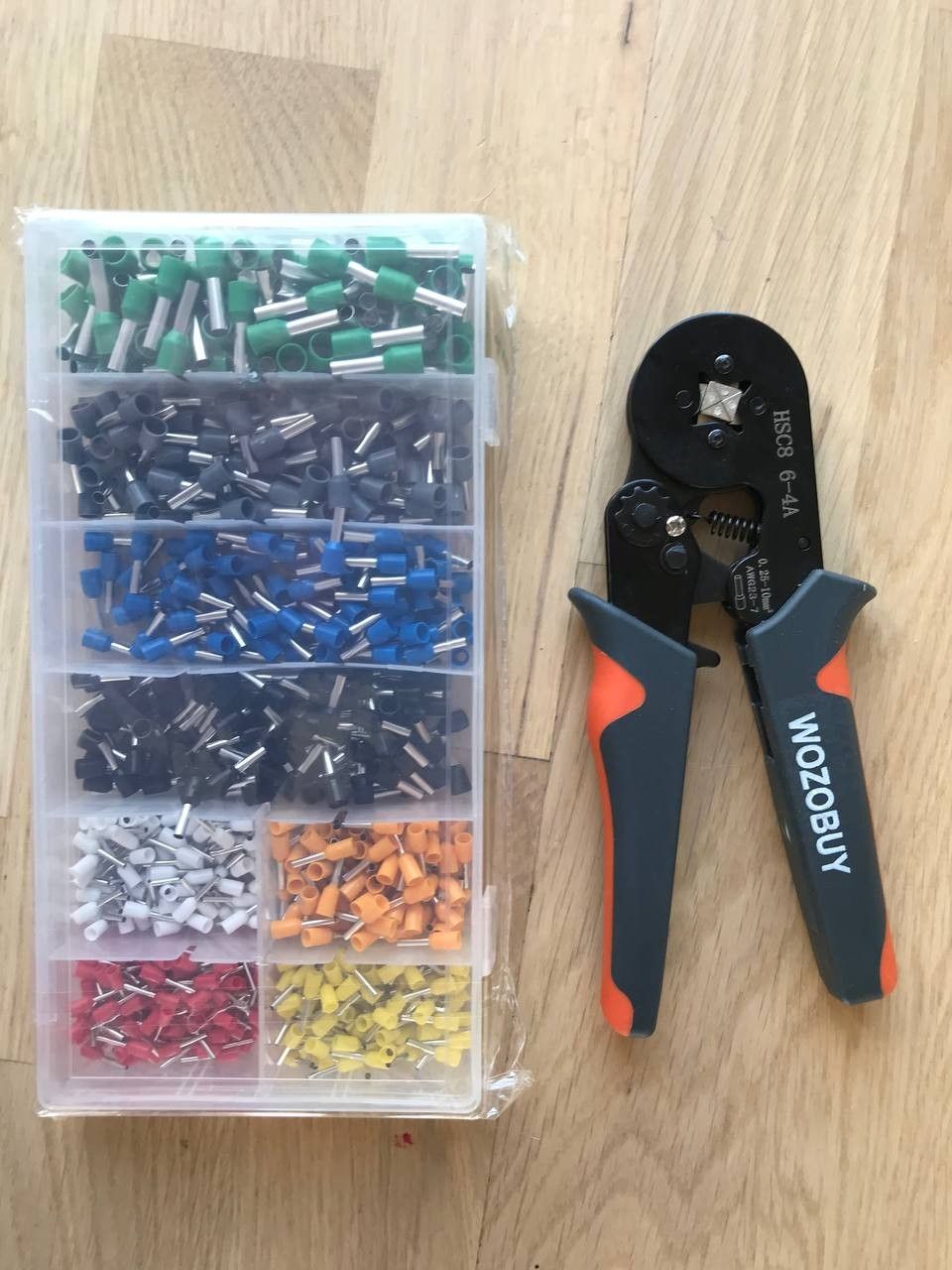 Uusi Puristuspihtisetti 1800pcs Sähköliitäntä pihtejä, Crimping Pliers