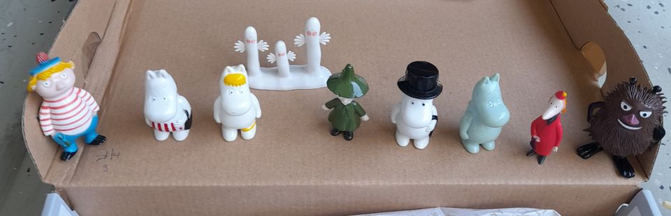 Moomin aidot pikku hahmot leikkiin sekä keräilyyn!