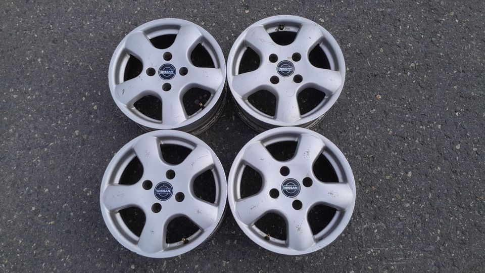 Nissan 15" kevytmetallivanteet 4kpl (6Jx15H2) 4x114.3