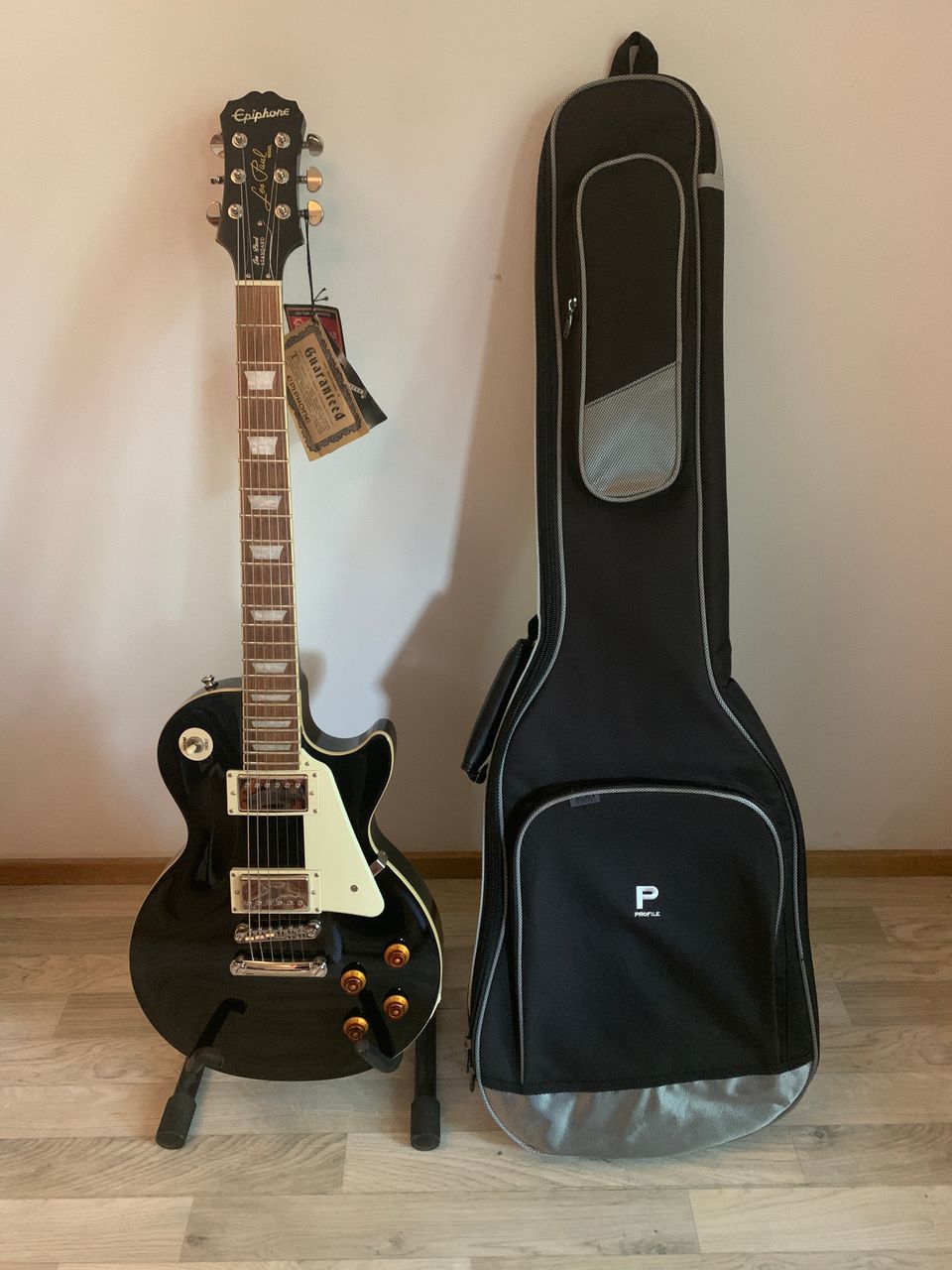 Epiphone Les Paul Standard Ebony Cf sähkökitara