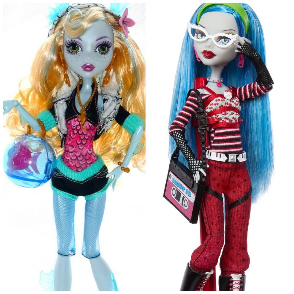 Monster high g1 lagoona ja ghoulia