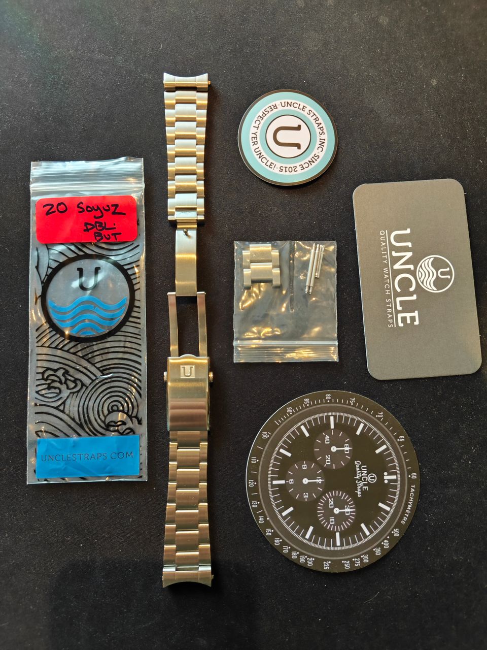 Uncle Strap, Unclestraps ranneke US1168 "Soyuz" Senator (Omega Speedmaster 20mm)