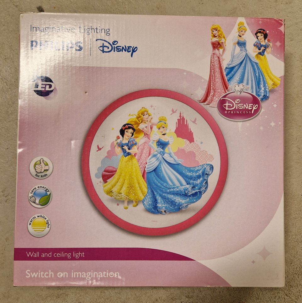 Philips LED Disney Princess -seinä-/kattolamppu